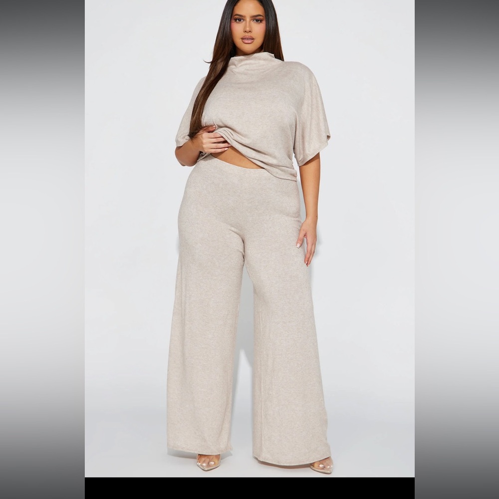 Oatmeal pant set